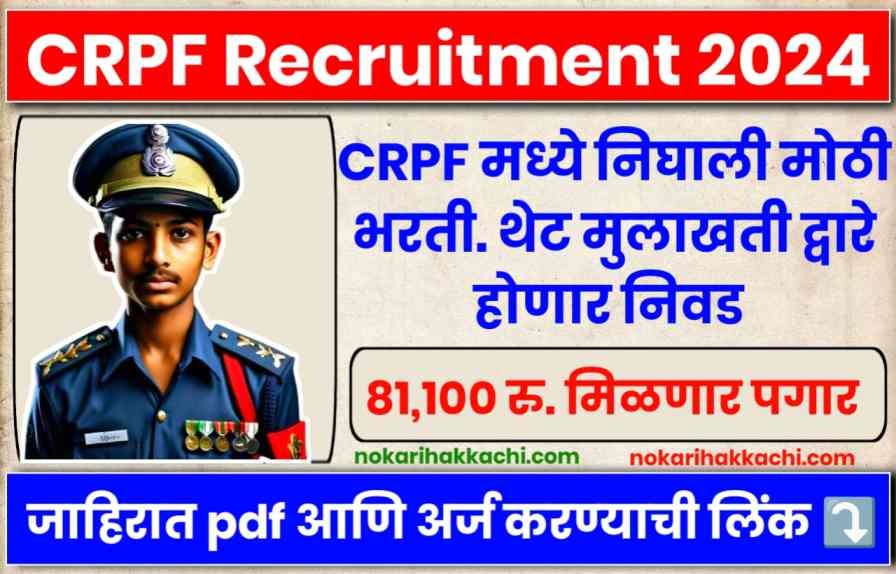 CRPF Recruitment 2024