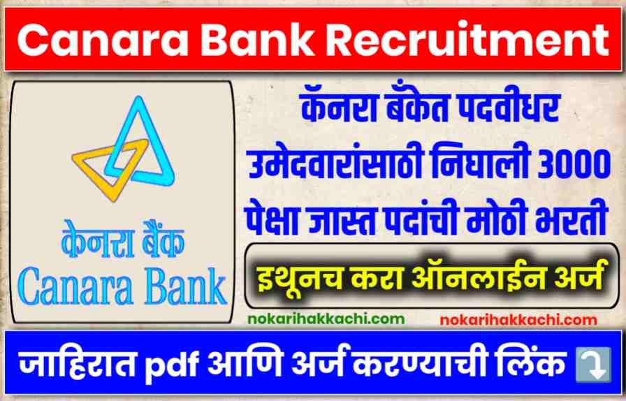 Canara Bank Jobs 2024